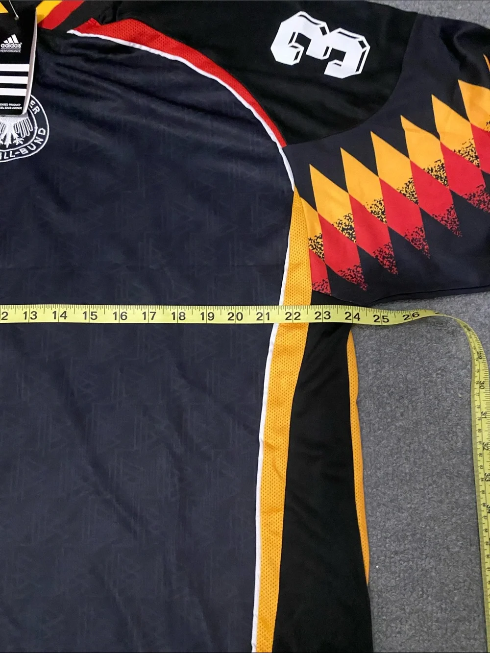 adidas Men’s Black, Red & Yellow Athletic Germany